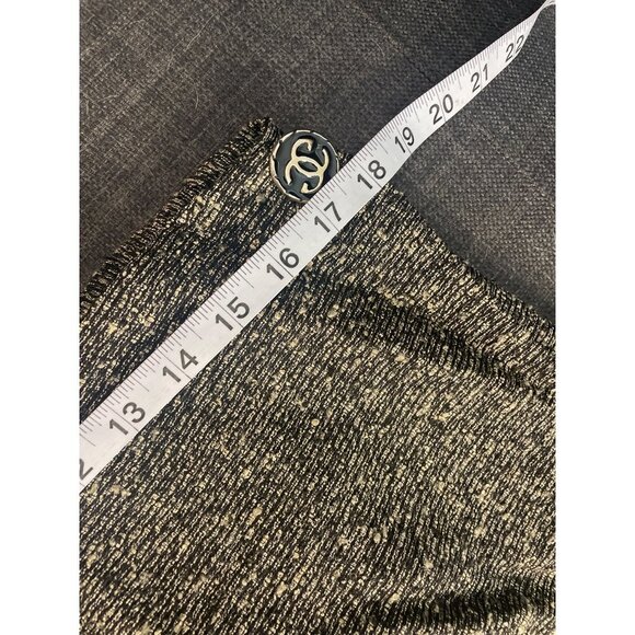 Handmade Black Wrapped Knee Length Pencil Skirt - Picture 6 of 8